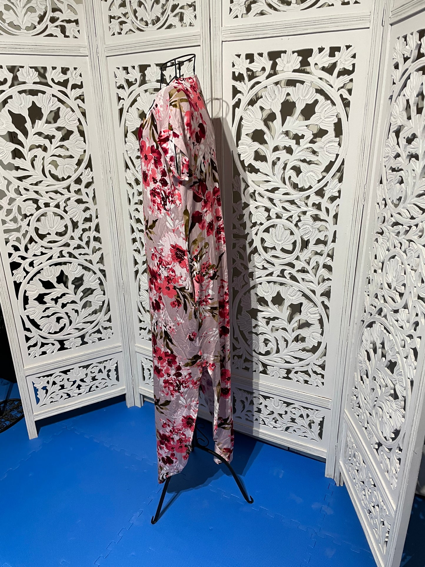 Flower Print Maxi Dress