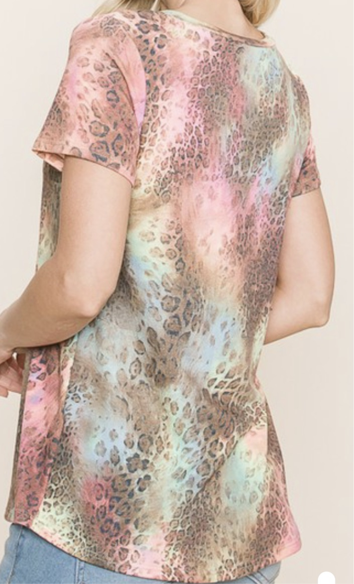 Animal Tie Dye Tee