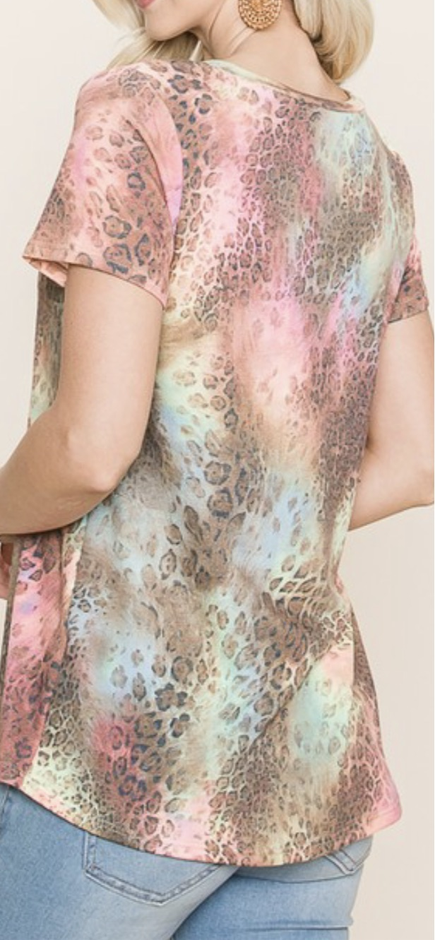 Animal Tie Dye Tee