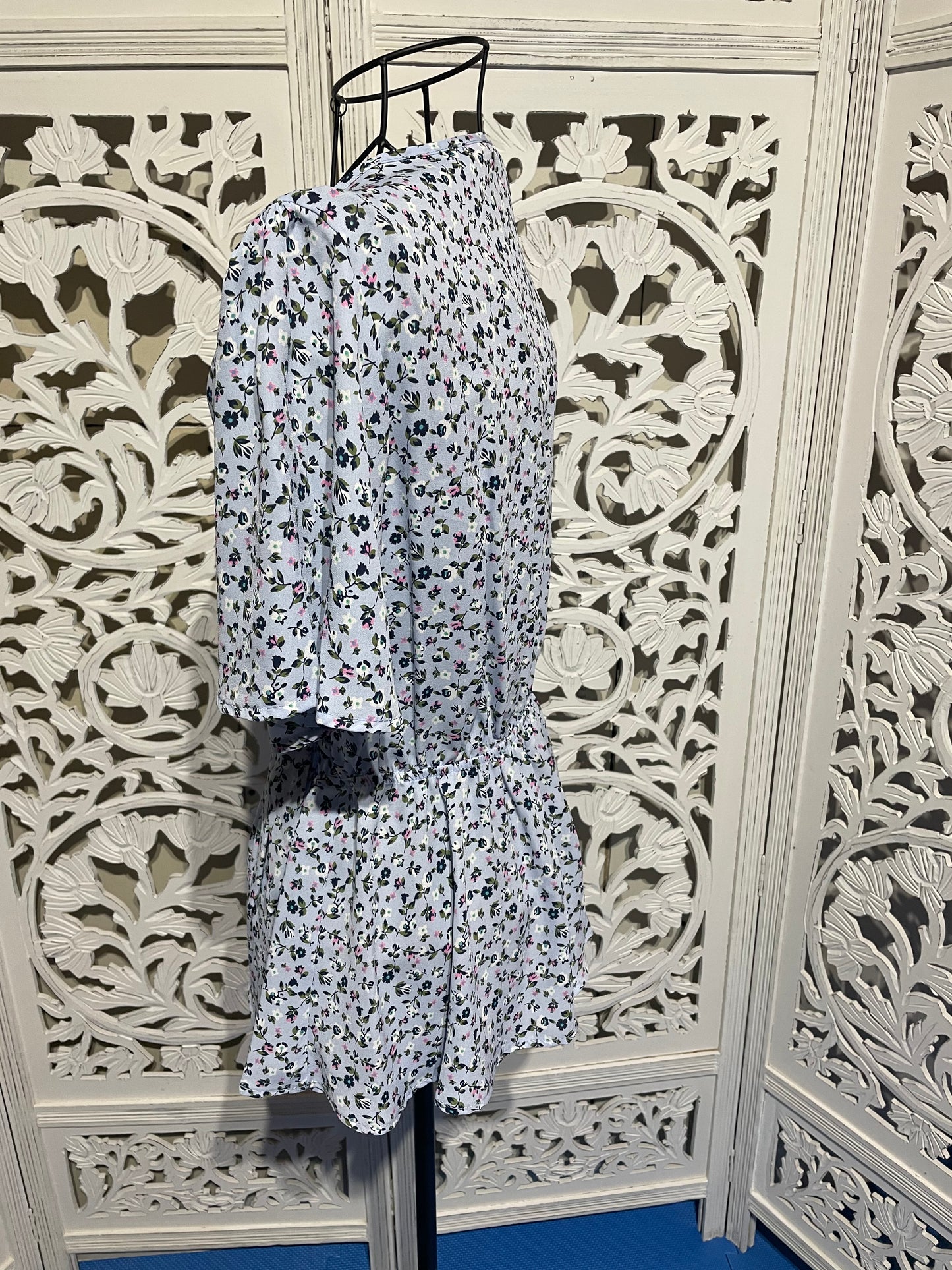 Chiffon Waist Knot Top