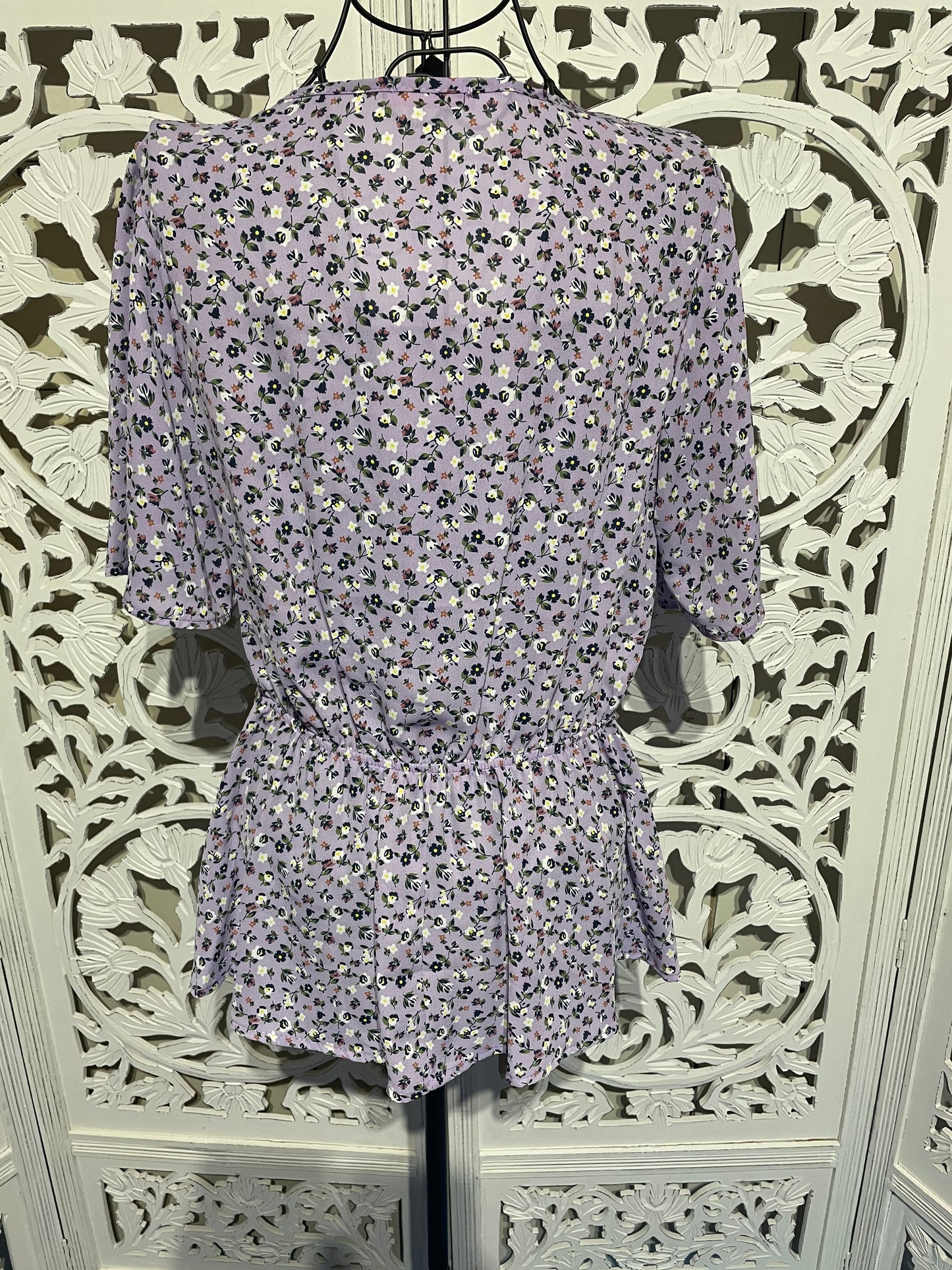Chiffon Waist Knot Top
