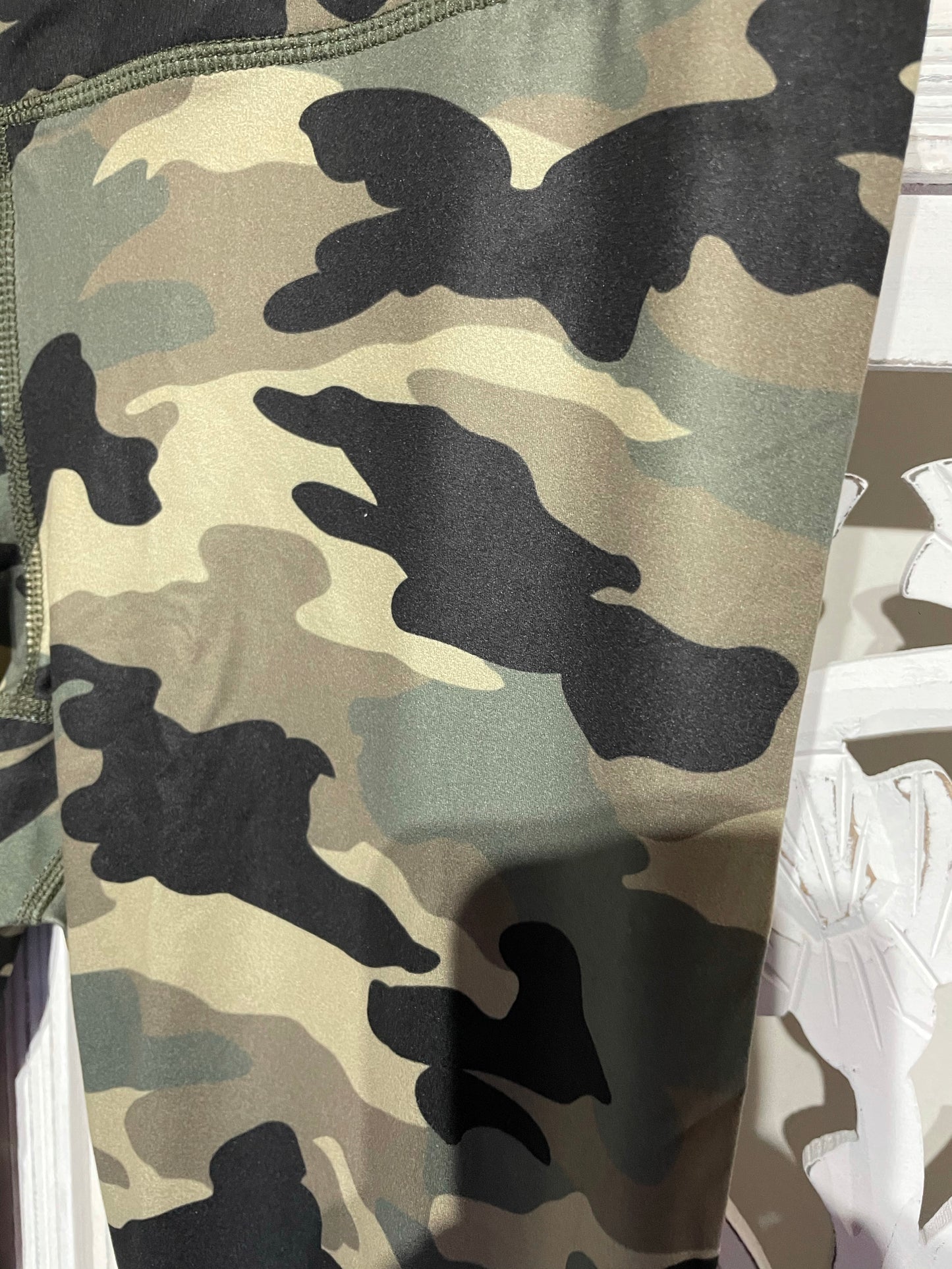 Camouflage Olive Print Leggings