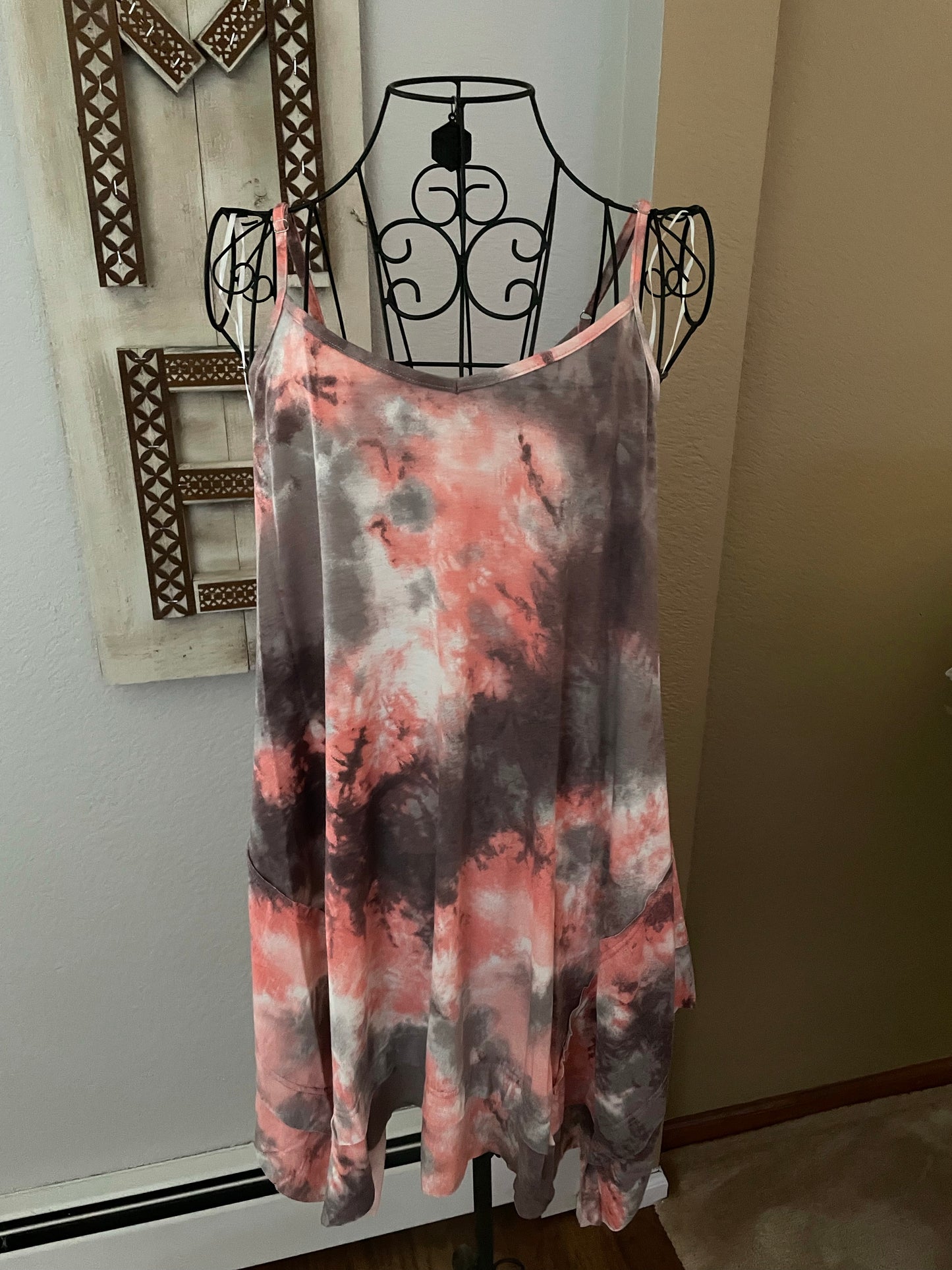 Tie Dye Knit Tunic Top